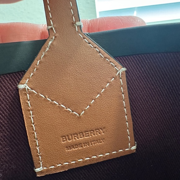 Burberry Beige Mini London Tote Bag - Picture 2 of 14
